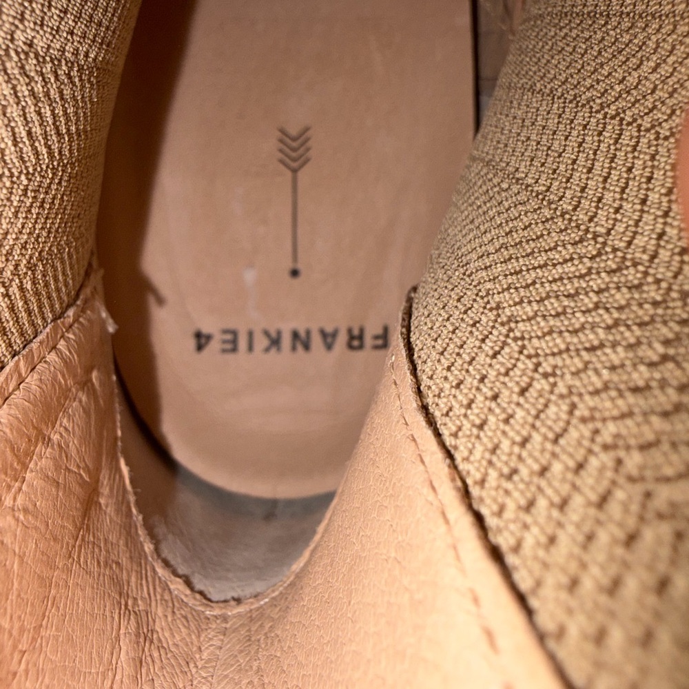 FRANKIE4 Liberty Tan Leather Ankle Boots - Picture 4 of 9